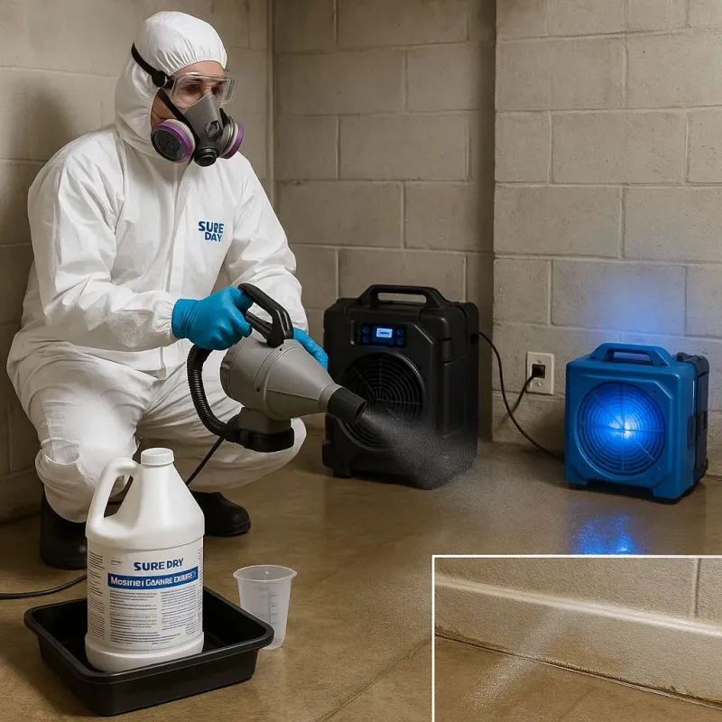 Sanitization and Odor Removal process in Allyn, WA