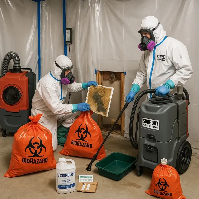 Contaminated Water Handling Protocols process in Allyn, WA